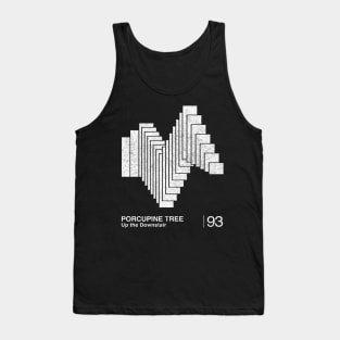 Up The Downstair / Minimalist Graphic Design Artwork Tank Top